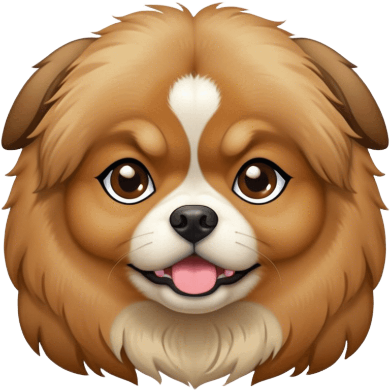 tibetan spaniel cute emoji