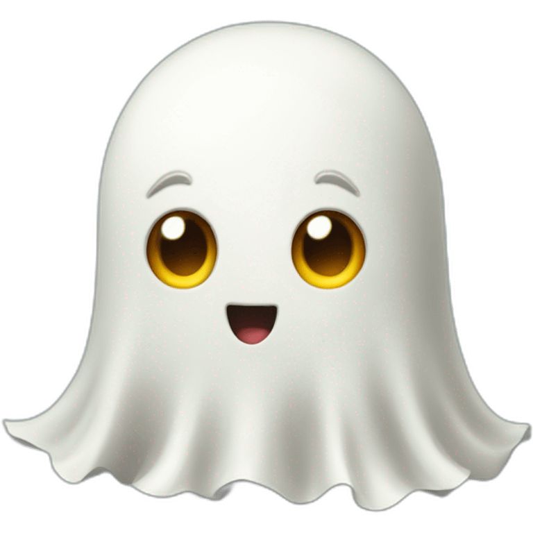 cute ghost game character emoji