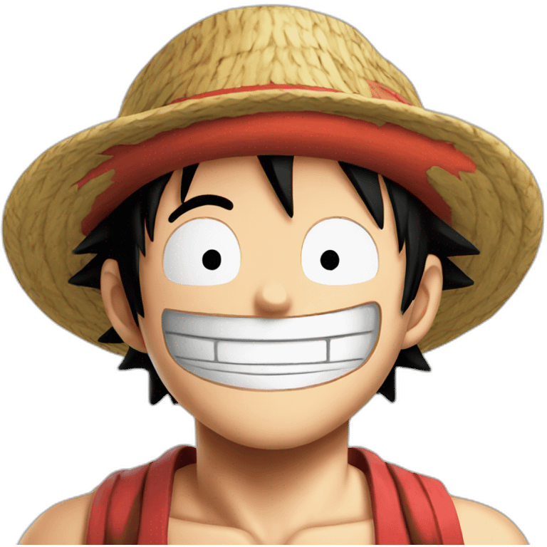 One piece luffy emoji