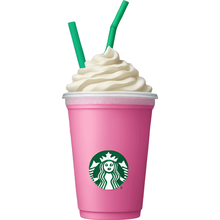 Starbucks pink drink emoji