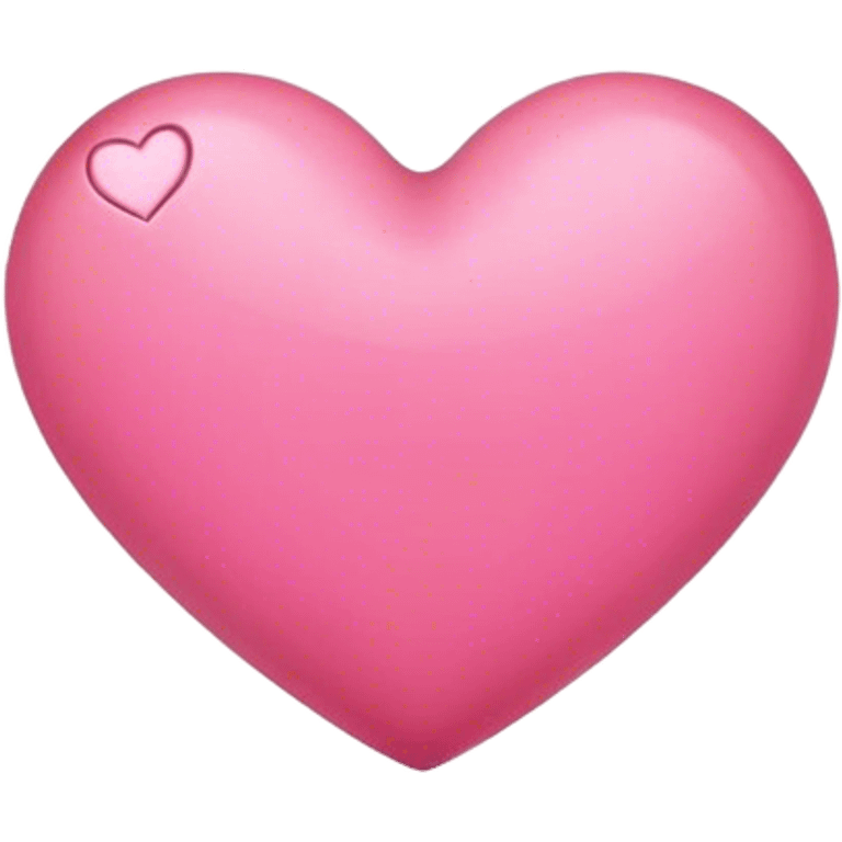 Pink heart  emoji