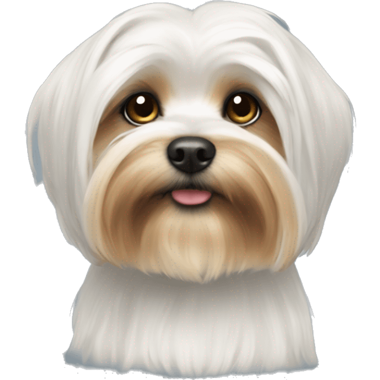 White sitzu half yorki emoji