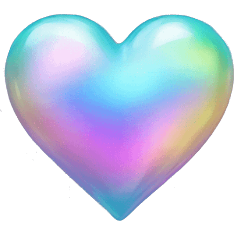 iridescent heart emoji