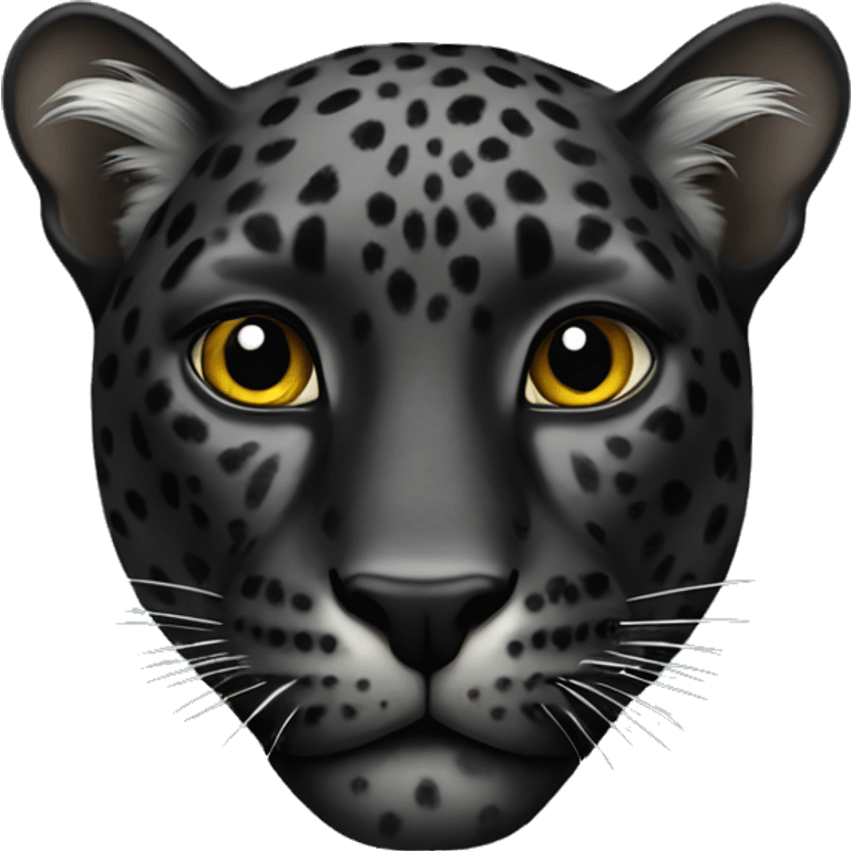 Black leopard  emoji