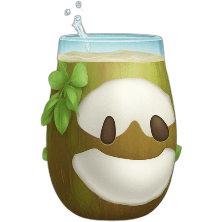 agua de coco emoji