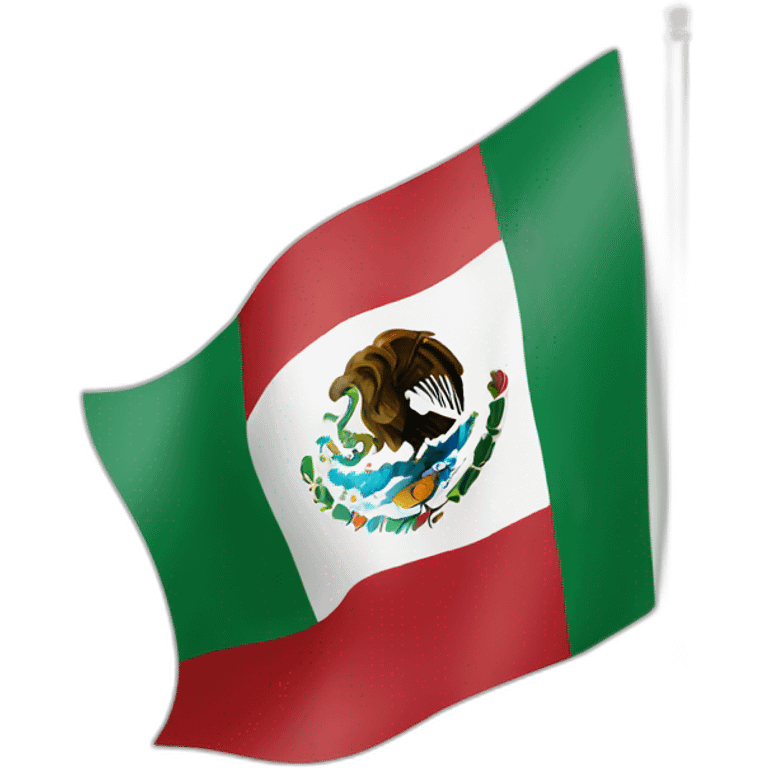 elegant mexican flag emoji