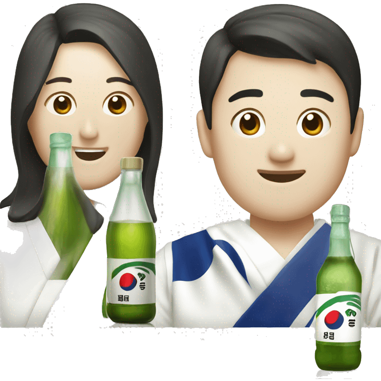 korean soju emoji