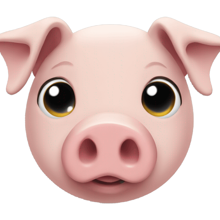 A pig in London emoji