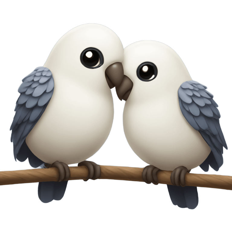 love birds emoji