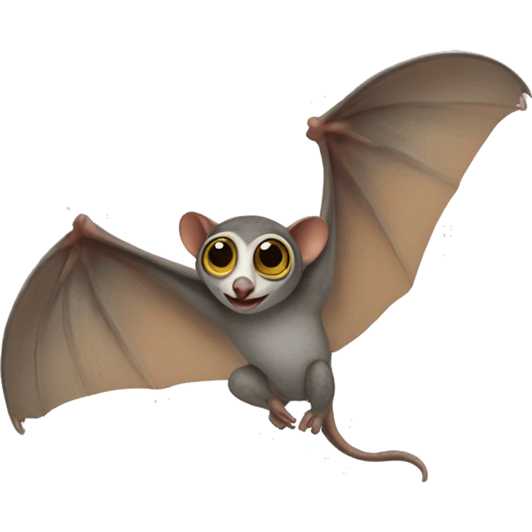 Momo the flying lemur emoji