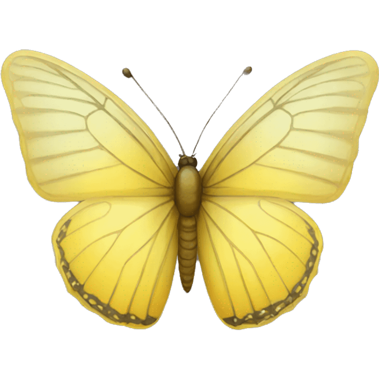 yellow butterfly emoji