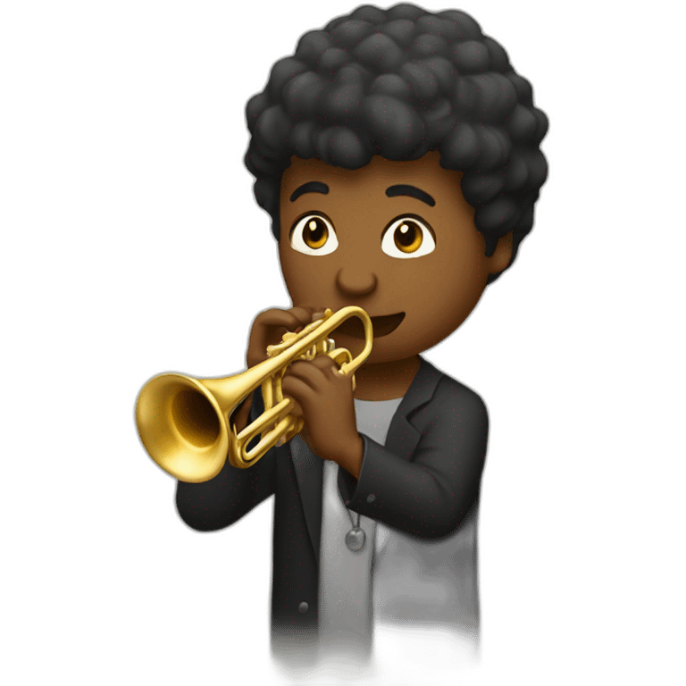 trumpet player emoji