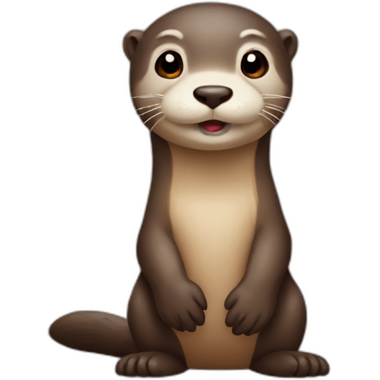 Cute otter emoji