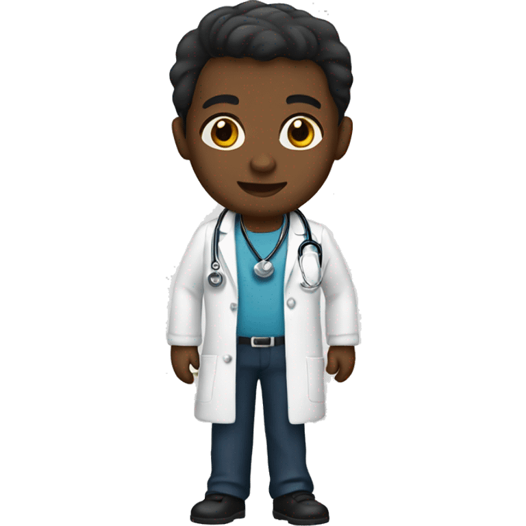 Black pediatrician emoji