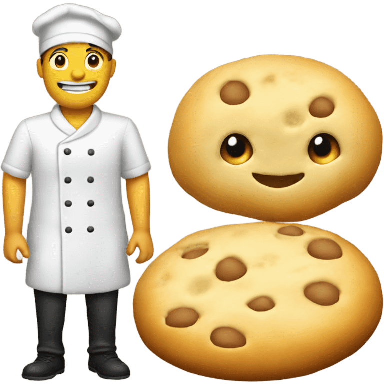 Dough and a rolling pinemoj emoji