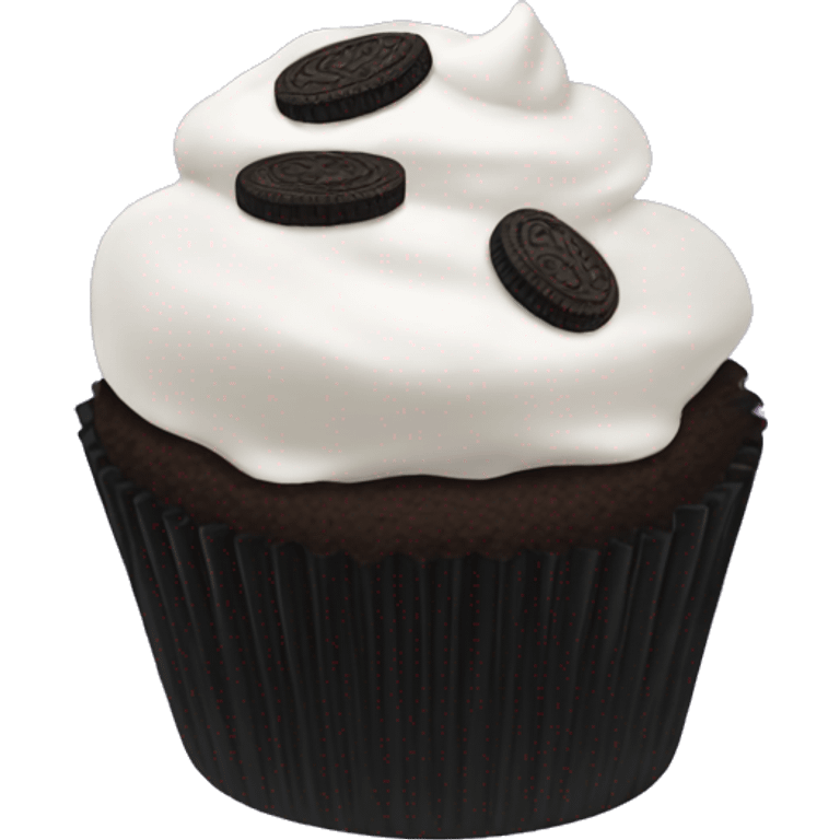 Oreo cupcake emoji