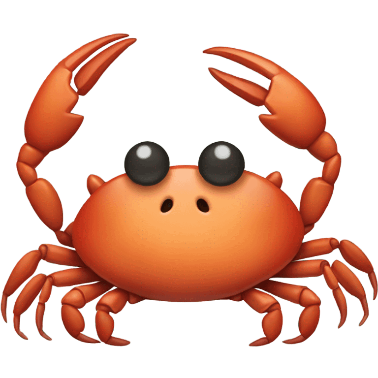 Sleepy crab emoji