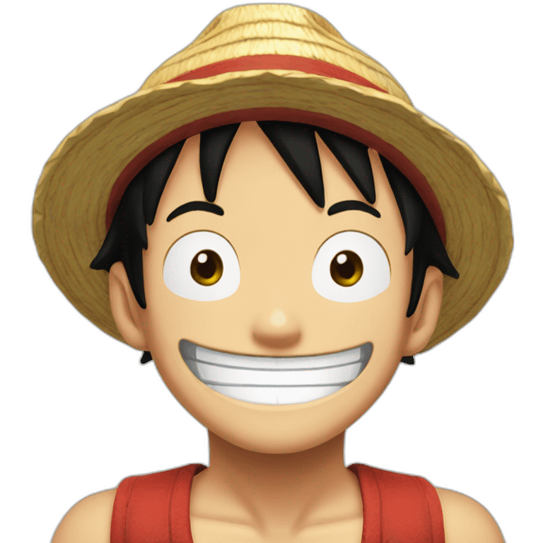 Luffy-smile emoji