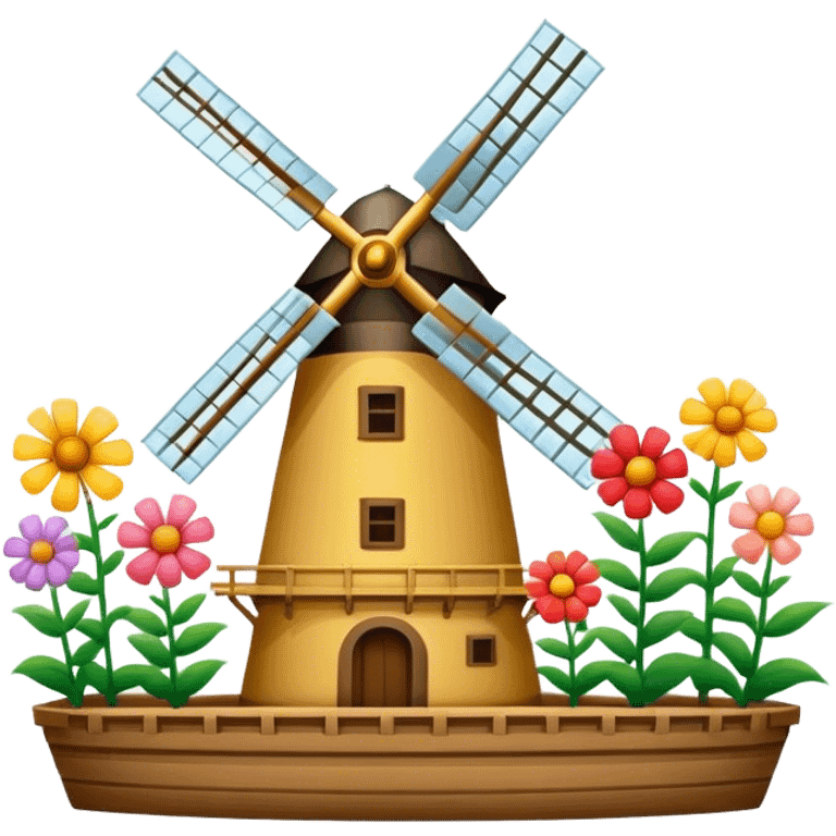 All the classic flower mill emoji