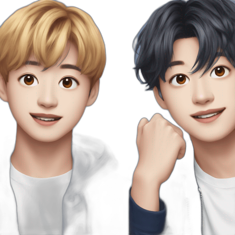 Taehyung and jungkook emoji