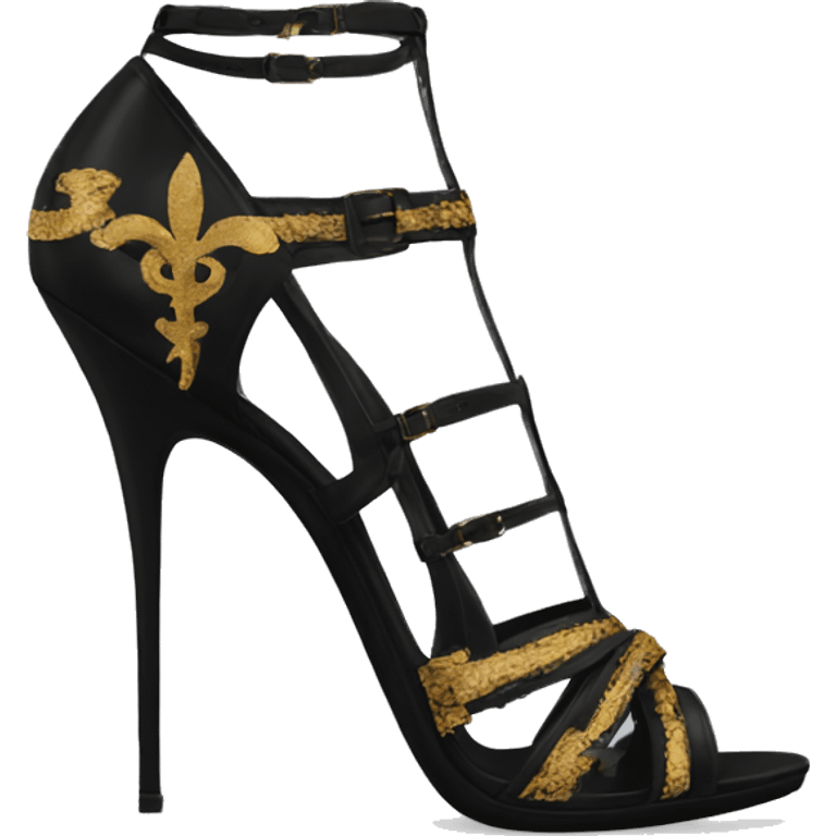 saint laurent heels emoji