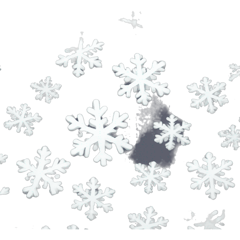 snow flakes emoji