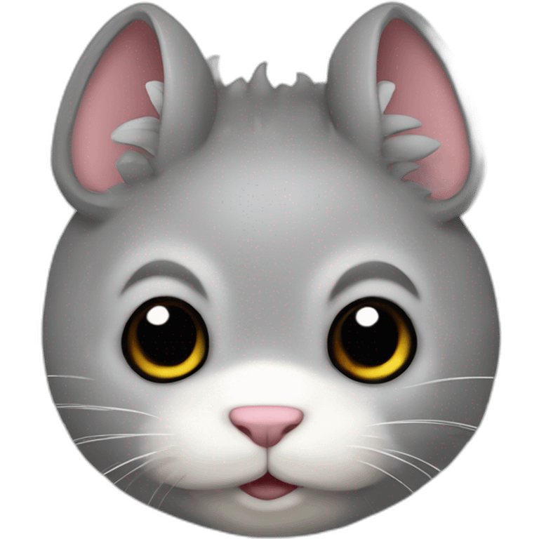 Cadela amiga de uma chinchila  emoji