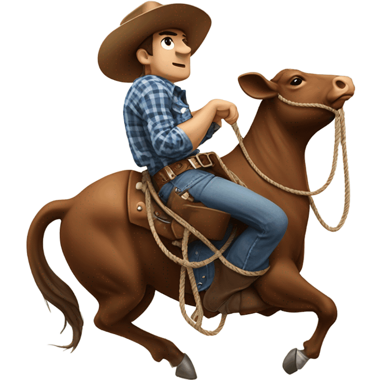 Cowboy bull rider  emoji