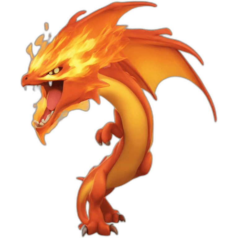 Dracaufeu de Pokémon  emoji