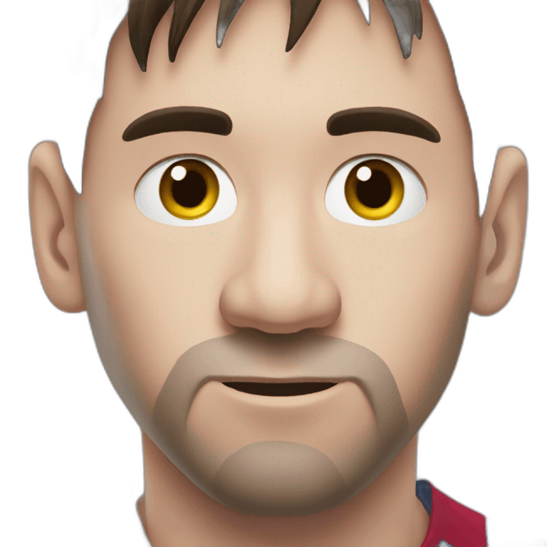 Messi face emoji