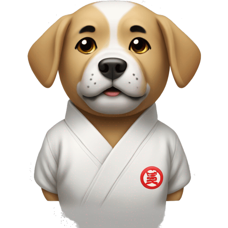 dog judo emoji