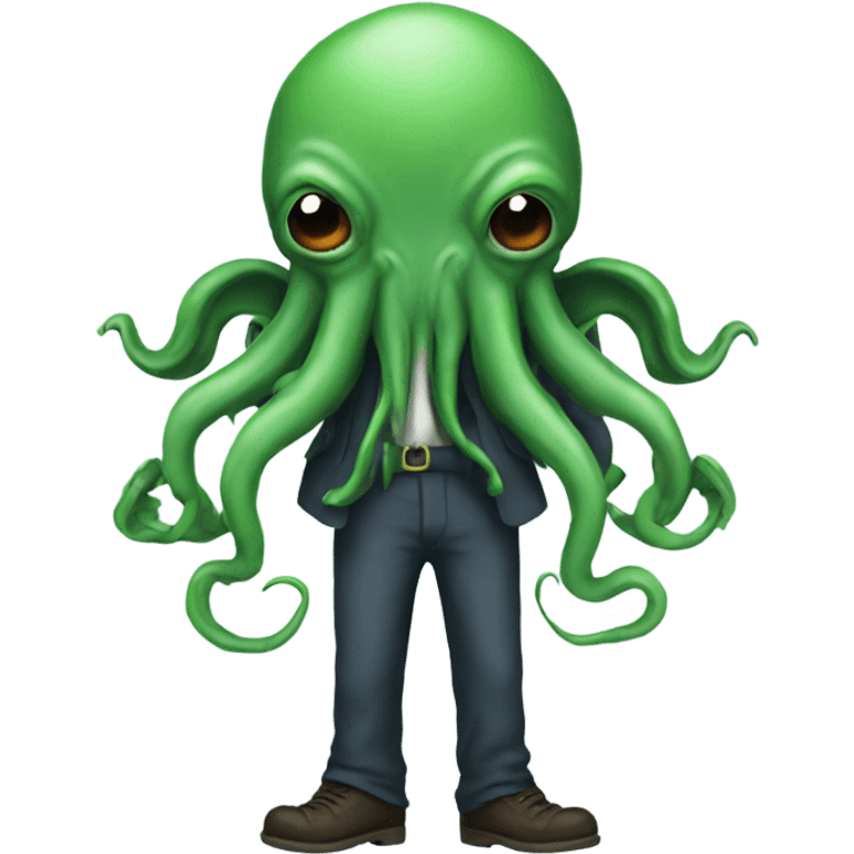 Cthulhu with pants emoji