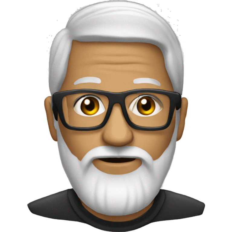 older DJ with beard emoji