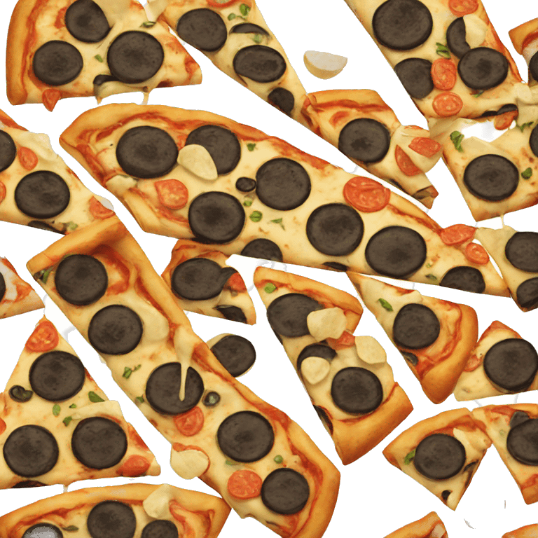 black pizza emoji