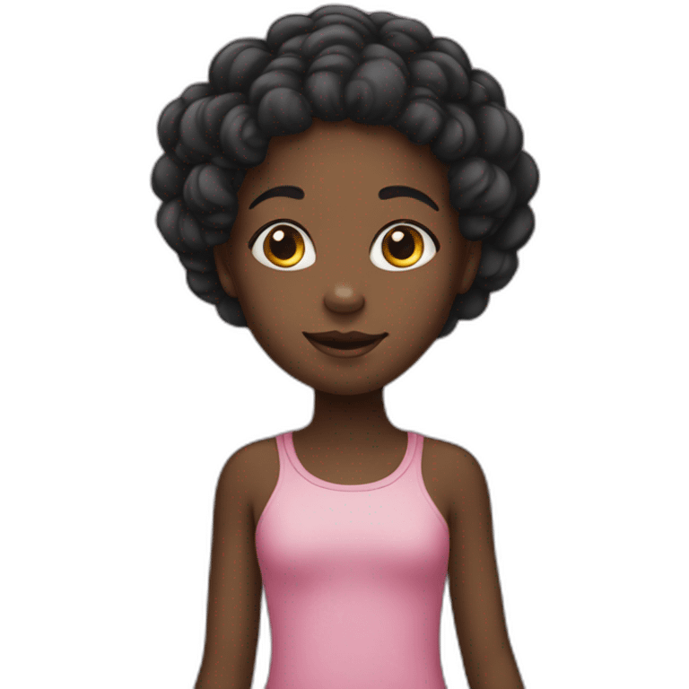 black girl child emoji