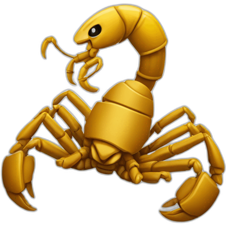 Scorpion avec un gant de boxe emoji