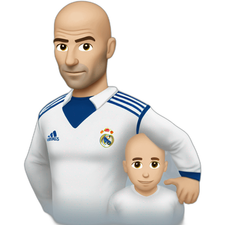 zinedine zidane avec le regard coquin emoji