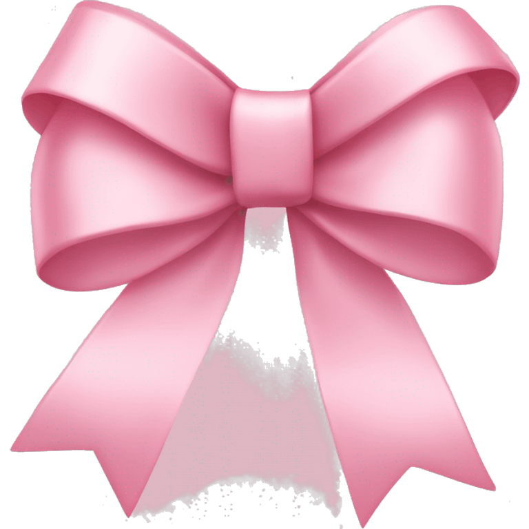 light pink ribbon bow emoji