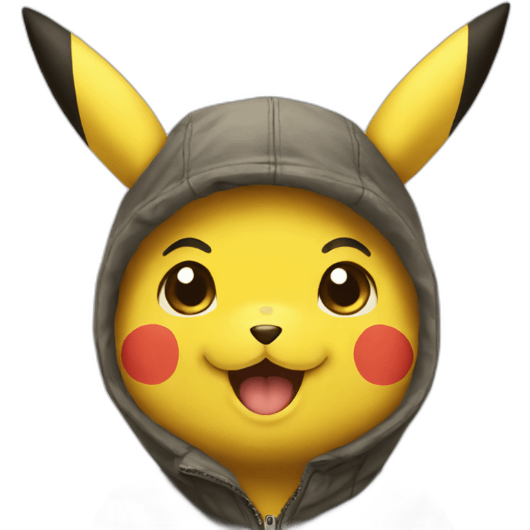 Pikachu head emoji