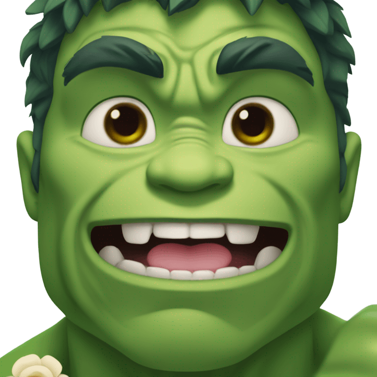 Hulk in love emoji