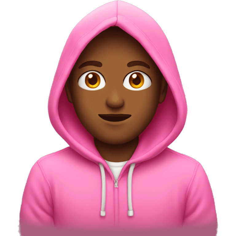 Pink hoodie  emoji