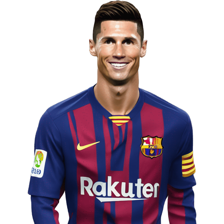 Cristiano Ronaldo meet Messi ￼ emoji