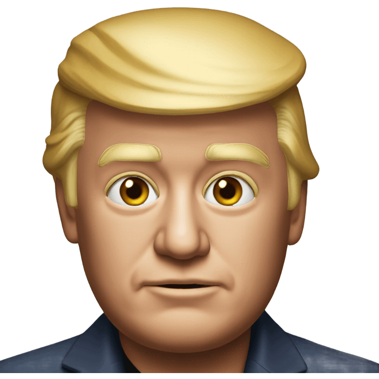 Donald Trump photorealistic emoji