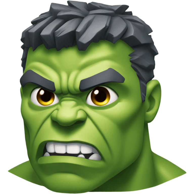 Hulk head  emoji