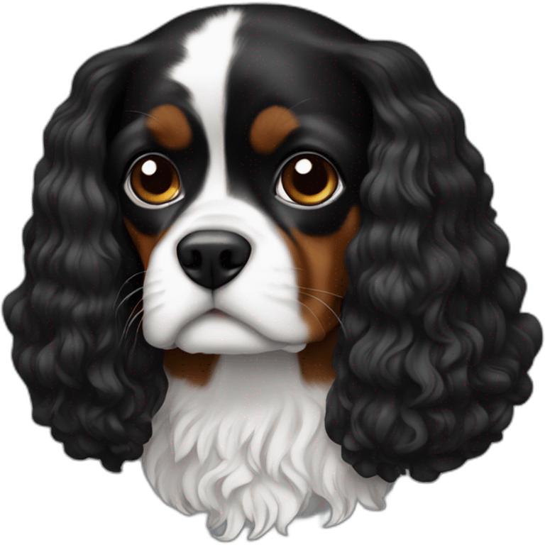 Black cavalier  emoji