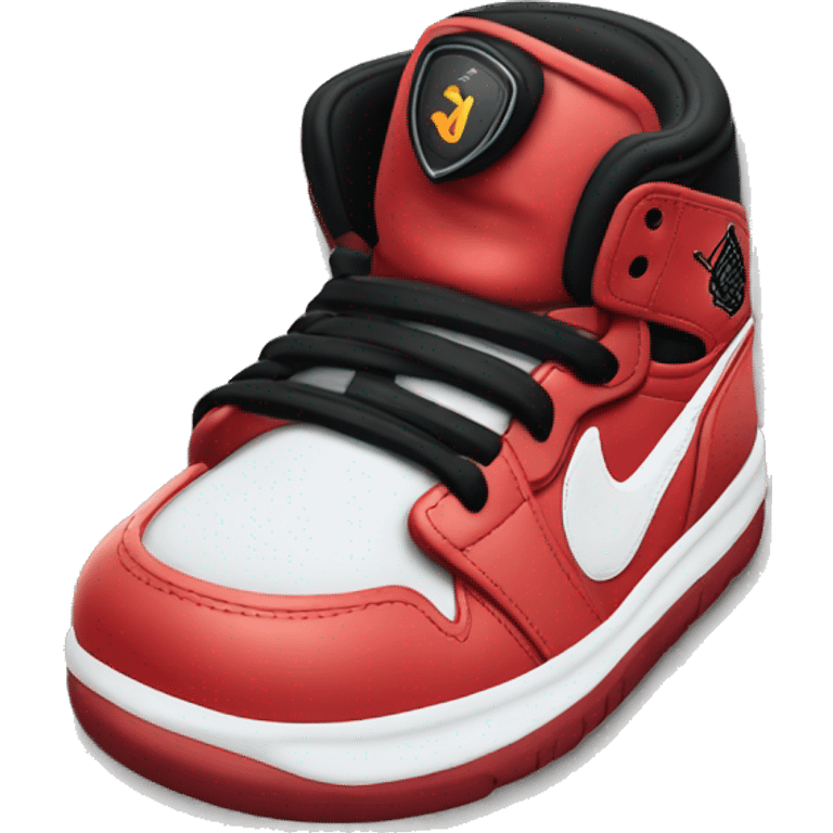 Jordan 1 firefighter edition emoji