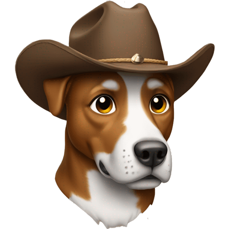 Dog cowboy emoji