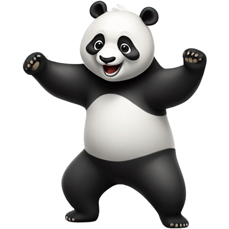 Dancing panda emoji