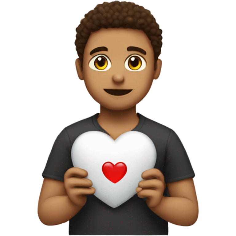 Big heart that says I love you Megan  emoji