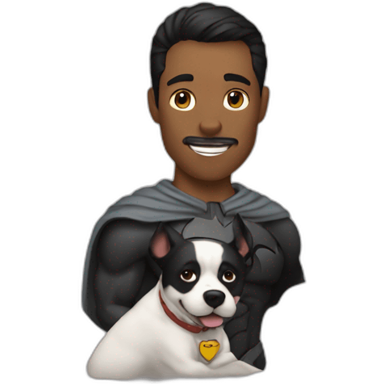 batman loves dogs emoji